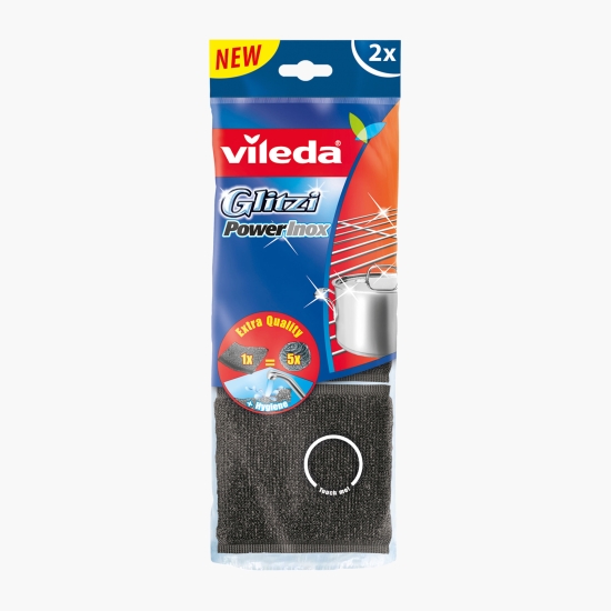 Vileda Bureți de vase Inox Power 2buc