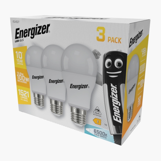 Energizer Bec LED GLS (glob) 13.8W, 3 buc