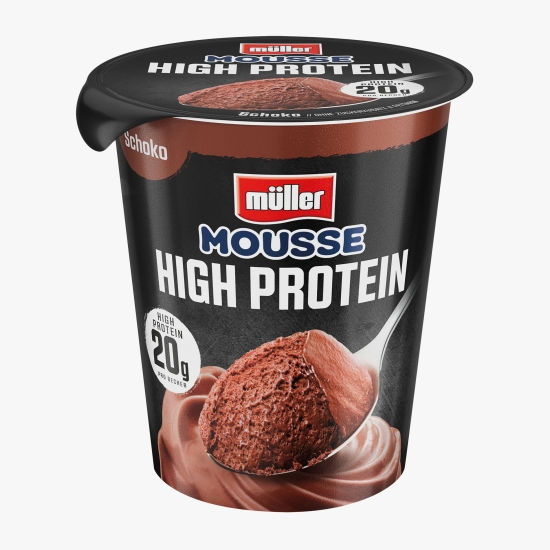 Müller Mousse High Protein cu ciocolată, fără zahăr 200g