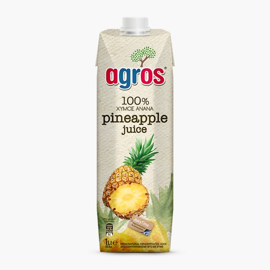 Agros Suc de ananas, fără zahăr adăugat 1l