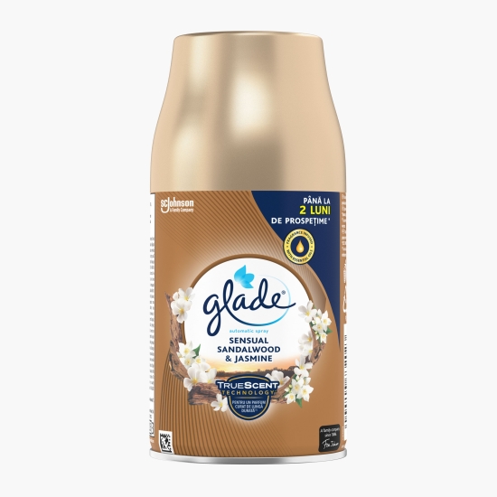 Glade Rezervă odorizant cameră automatic spray Sensual Sandalwood & Jasmine 269ml