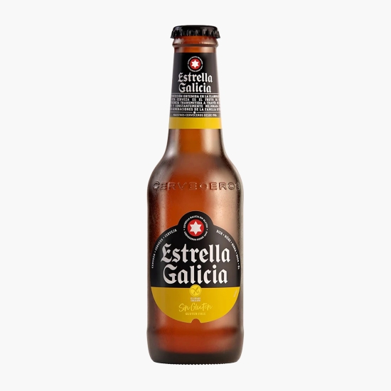 Estrella Galicia Bere blondă fără gluten, 5.5%, sticlă 330ml