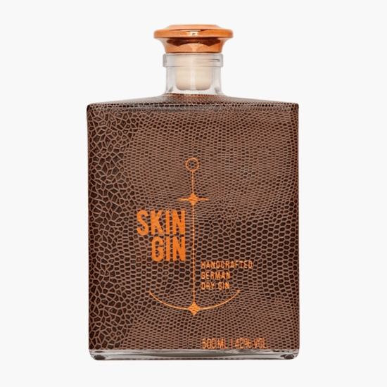 Skin Gin Dry Reptile Brown, 42%, 500ml (cu Genius)