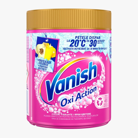 Vanish Pudră pentru îndepărtarea petelor pentru haine colorate Oxi Action 470g