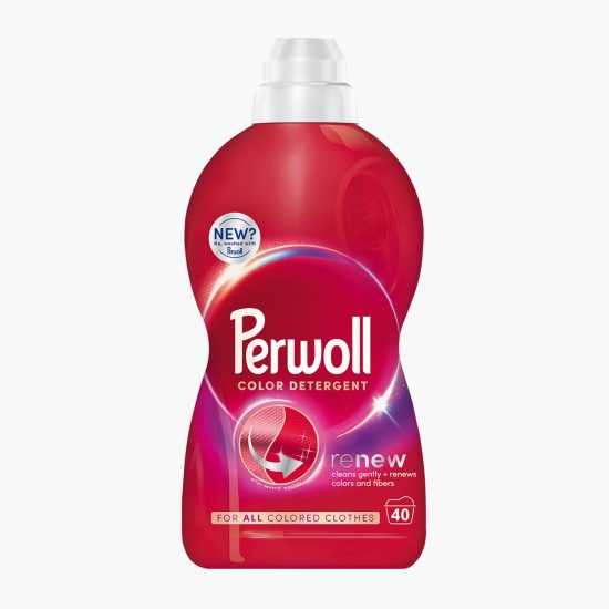 Perwoll Detergent de rufe lichid Renew Color, 40 spălări, 2l