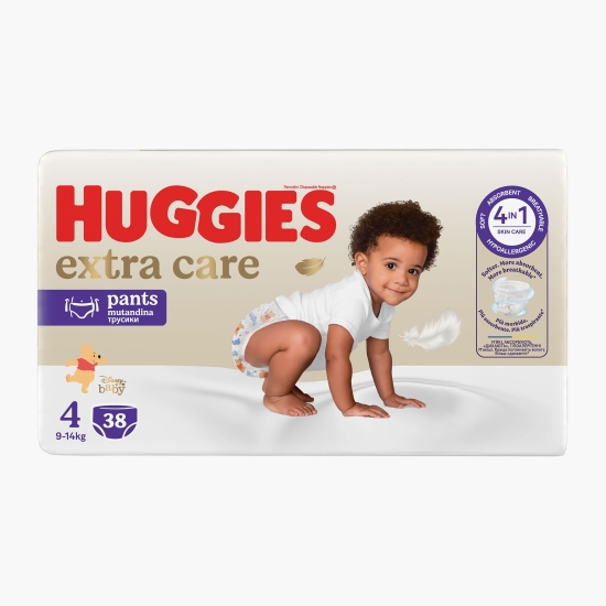 Huggies Scutece chiloțel Extra Care Pants, mărimea 4, 9-14kg, 38 buc (cu Genius)