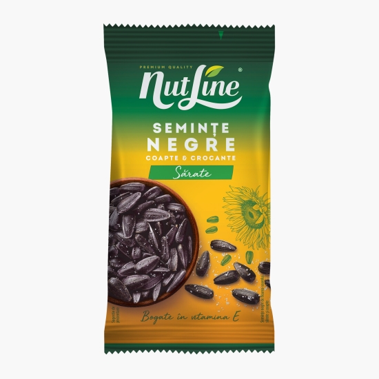 Nutline Semințe floarea-soarelui negre cu sare 100g