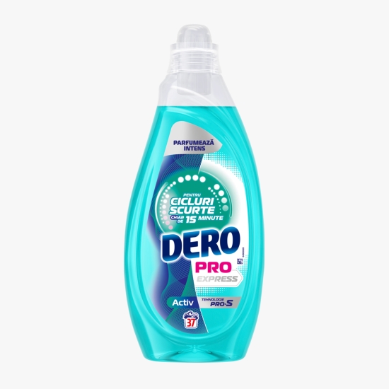 Dero Detergent de rufe lichid Pro Express Activ, 37 spălări, 1.48l
