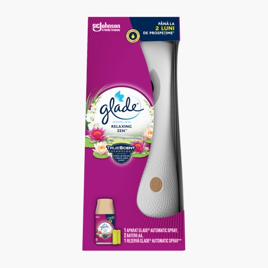 Glade Odorizant automatic spray pentru cameră Relaxing Zen 269ml