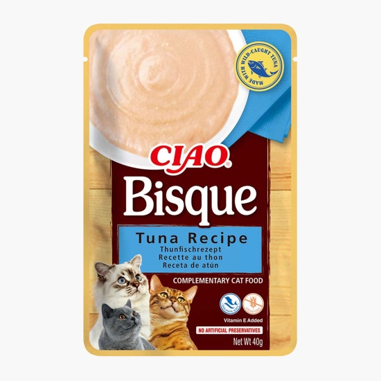 Inaba Hrană umedă pentru pisici Ciao Bisque Ton 40g (cu Genius)
