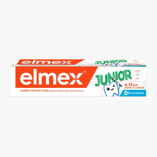 Elmex Pastă de dinți pentru copii cu fluor Junior, vârstă 6-12 ani, 75ml