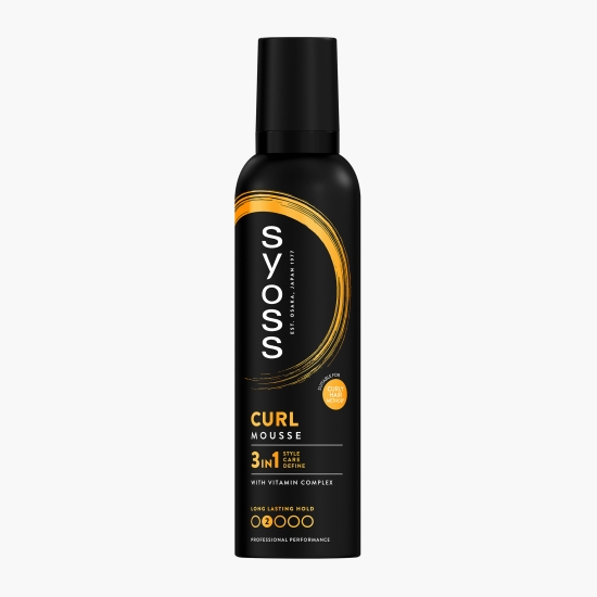 Syoss Spumă pentru păr Curl Control, 200ml