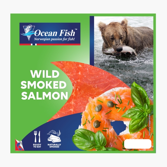 Ocean Fish File de somon sălbatic afumat 100g
