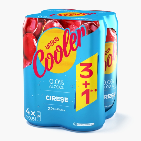 Bere blondă fără alcool cu aromă de grepfrut doză 4x500ml