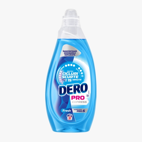 Dero Detergent de rufe lichid Pro Express Fresh, 37 spălări, 1.48l