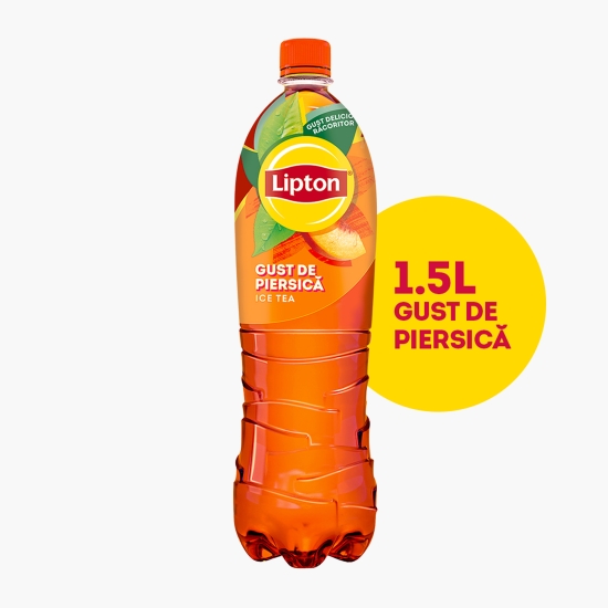 Lipton Băutură răcoritoare necarbonatată Ice Tea cu ceai negru și piersică 1.5l (cu Genius)