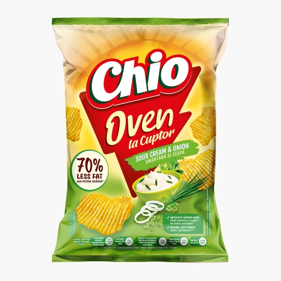 Chio Chipsuri din cartofi cu smântână și ceapă, Oven 100g (cu Genius)