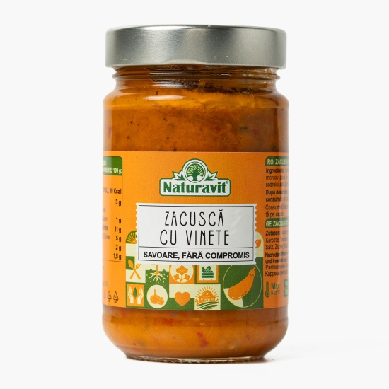 NATURAVIT Zacuscă premium cu vinete 290g