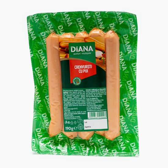 Diana Crenvurști pui 190g
