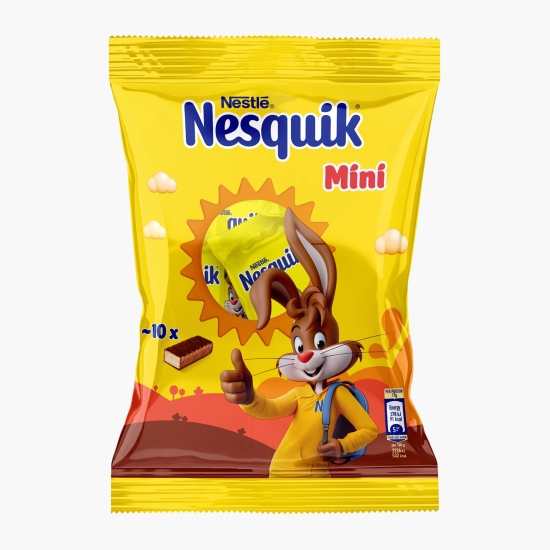 Nesquik Napolitane cu cremă de lapte și glazură de ciocolată cu lapte Mini 170g (cu Genius)