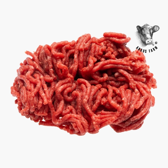 Angus Farm Carne tocată de vită Angus 100% Grass-Fed, conținut scăzut de grăsimi, 200g (cu Genius)
