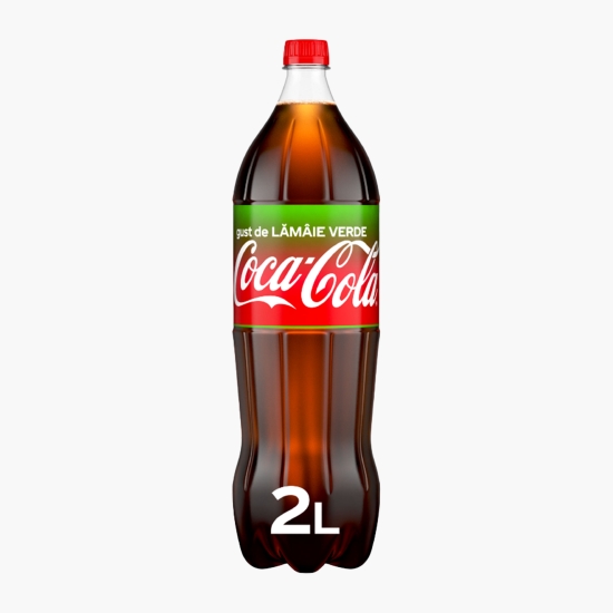 Coca-Cola Băutură carbogazoasă cola lămâie verde 2l (cu Genius)