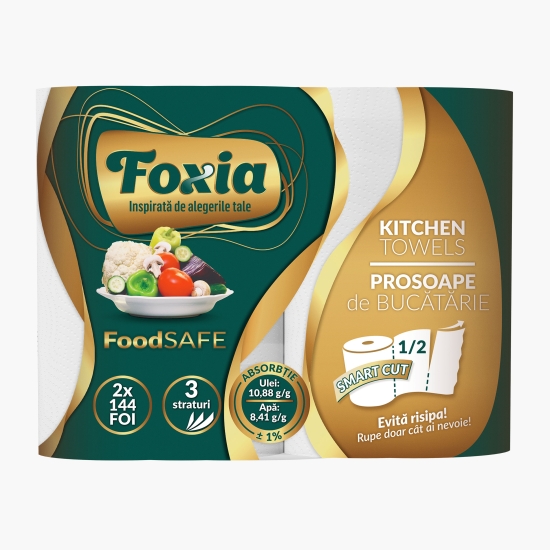 Foxia Prosoape de bucătărie 2x144 foi, 3 straturi