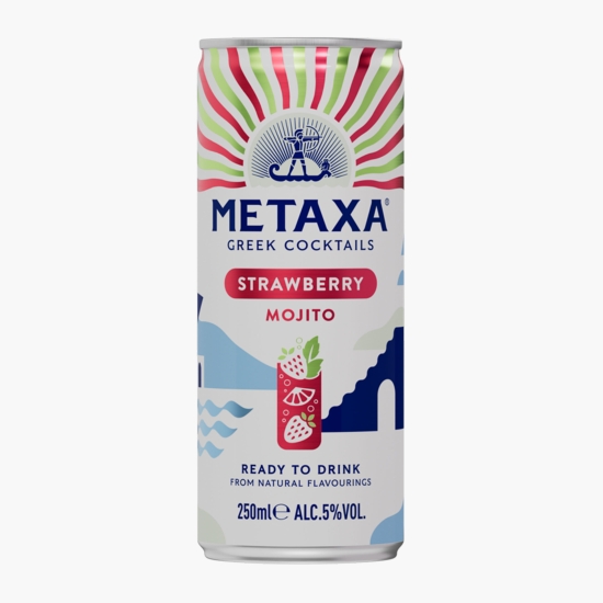 Metaxa Cocktail Strawberry Mojito, 5%, doză 250ml