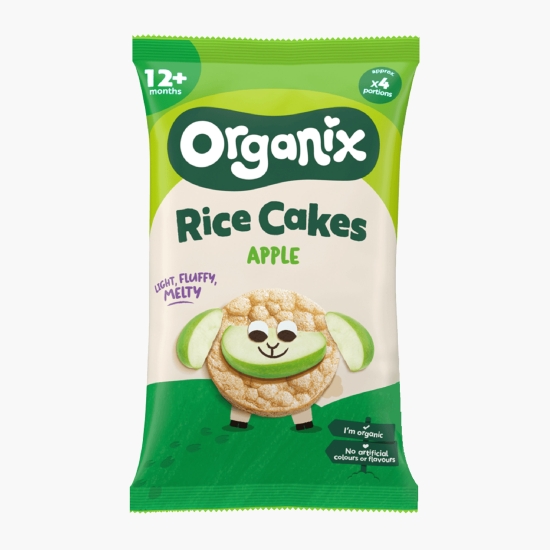 Organix Rondele BIO din orez cu mere 12+ luni 40g (cu Genius)