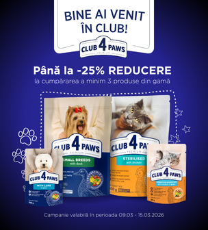 Ofertă specială: Club 4 Paws