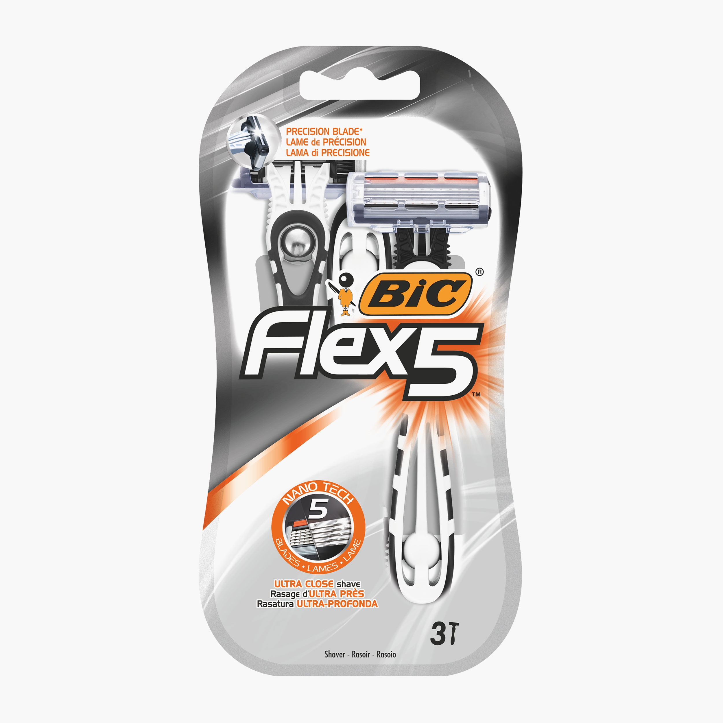Aparat de ras Flex 5 lame, 3 buc - Prospețime și varietate