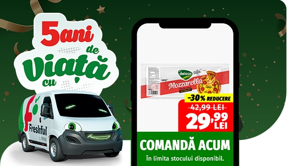 DOAR AZI: Mozzarella Delaco gourmet 750g