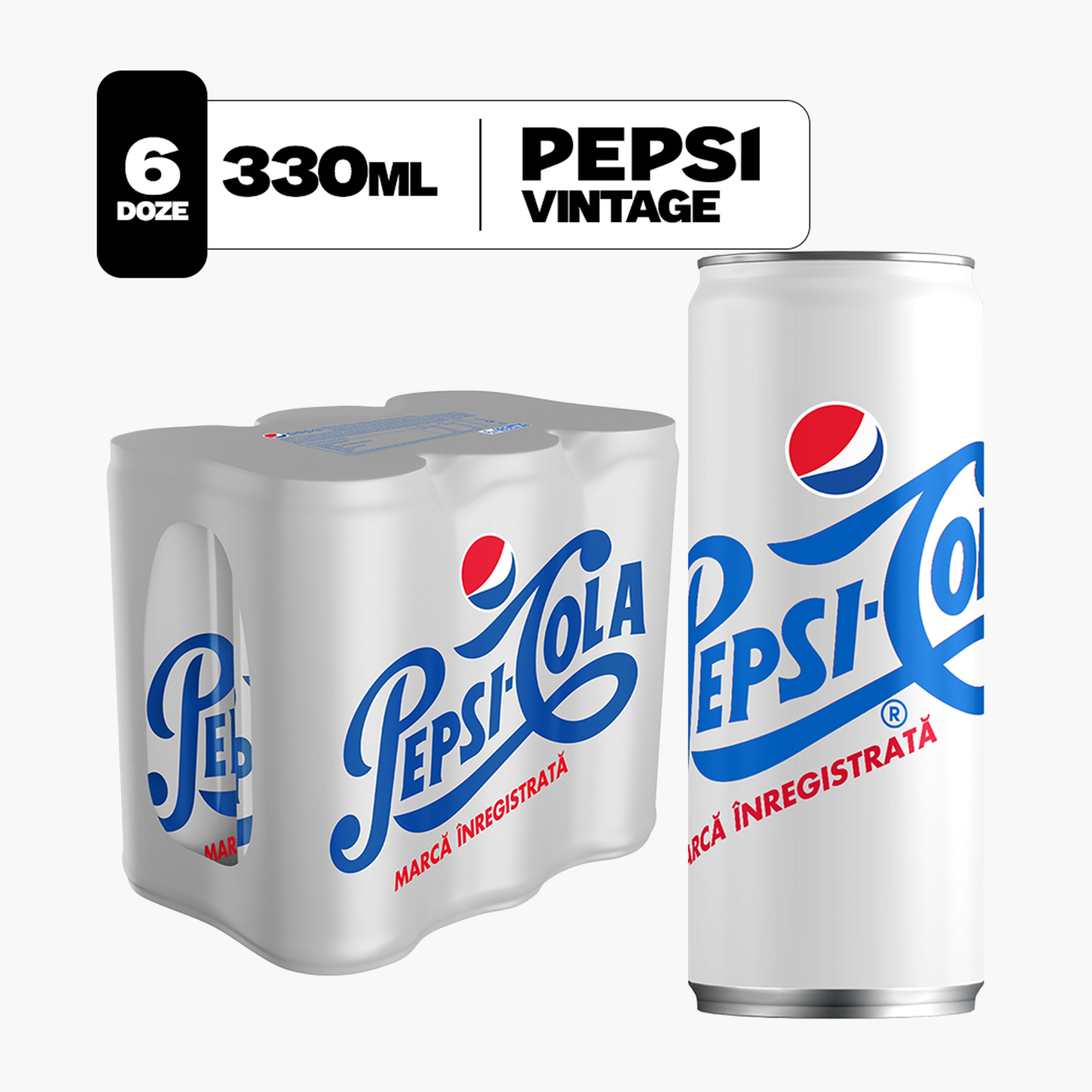Băutură carbogazoasă Vintage doză, 6x0.33l - Prospețime și