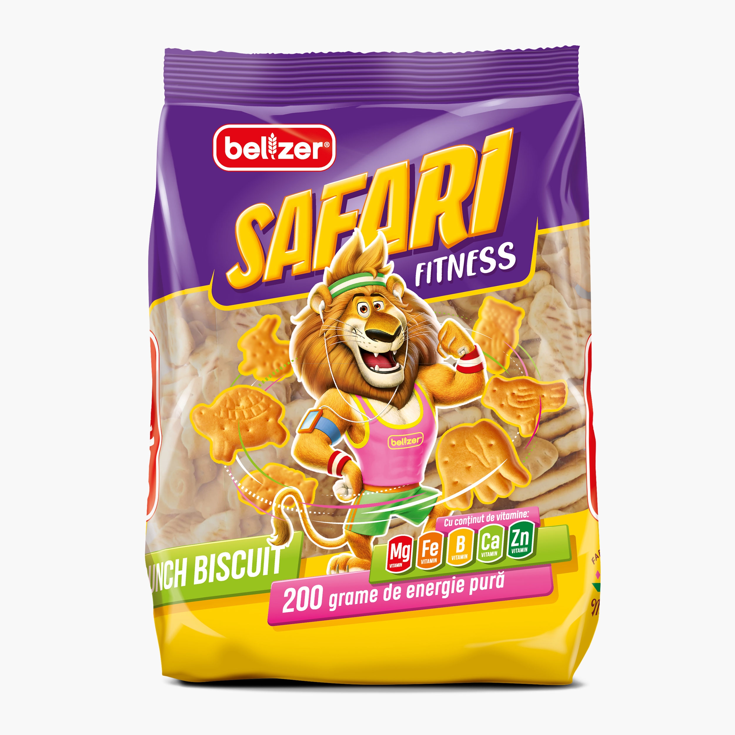 Biscuiți Safari Fitness Crunch Biscuit 200g - Prospețime și