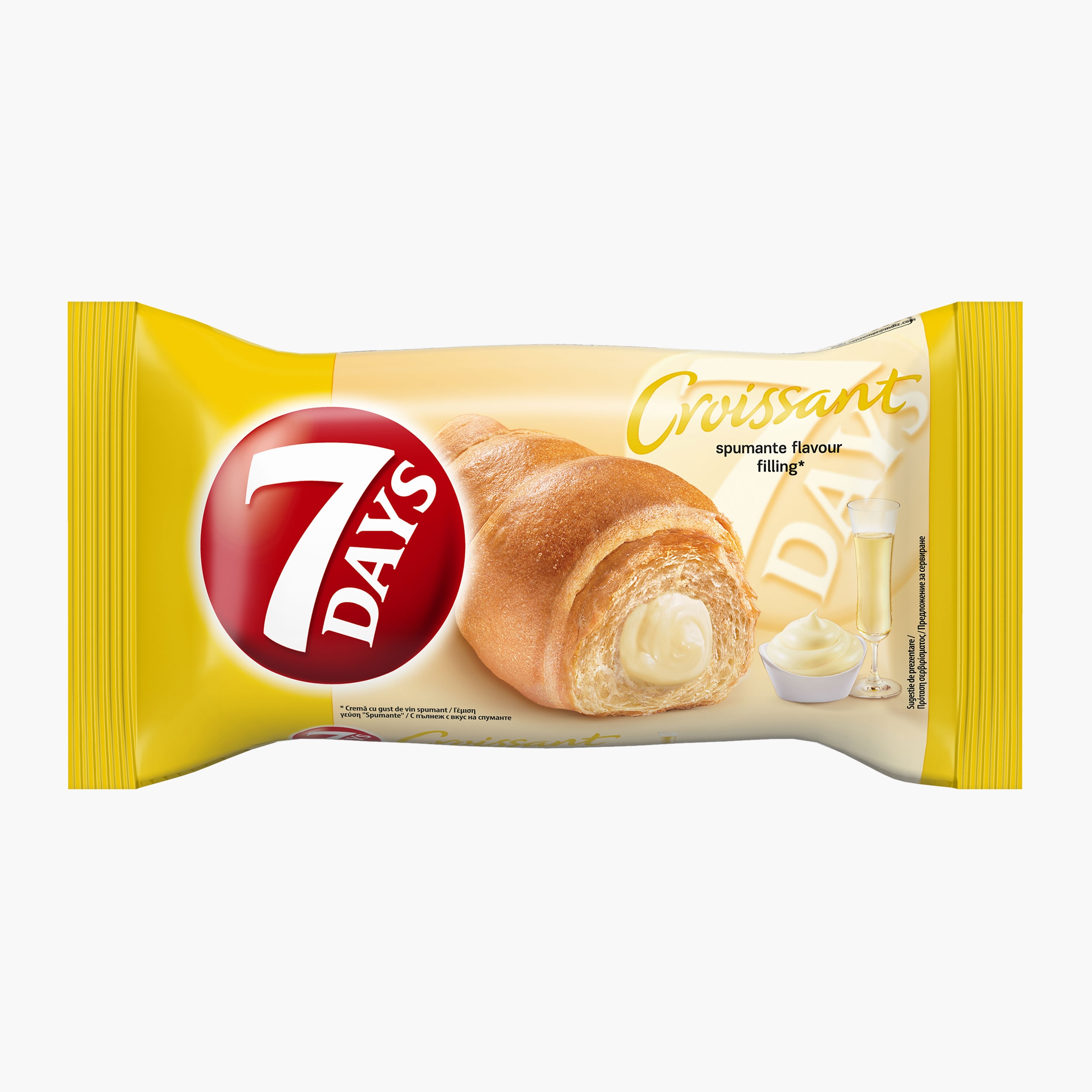 Croissant cu umplutură de cacao & vanilie Double Super Max 110g