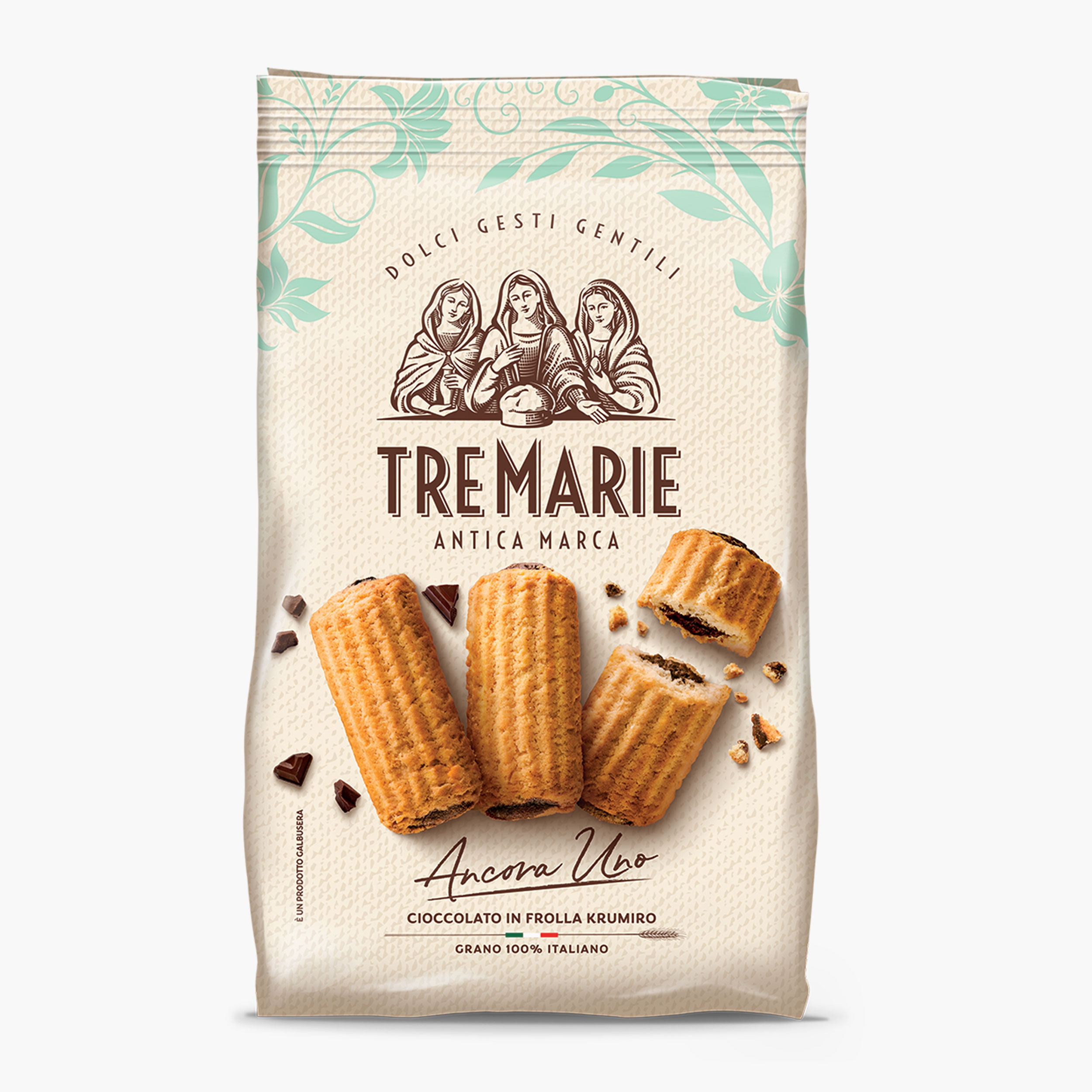 Biscuiți cu cacao, fulgi de ovăz și cremă cu ciocolată neagră 87g