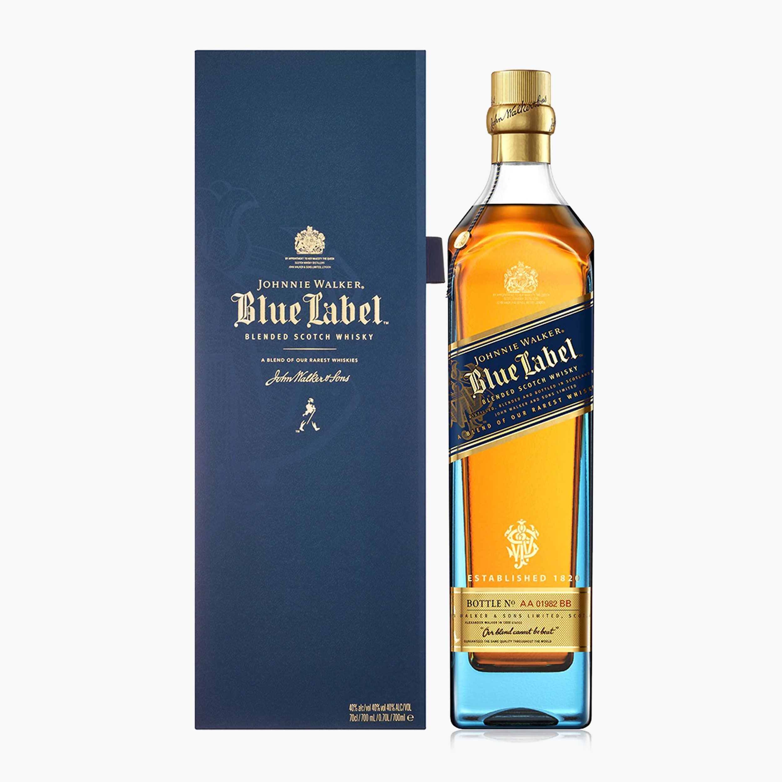Blended Whisky Blue Label, 40%, Scotland, 700ml + cutie