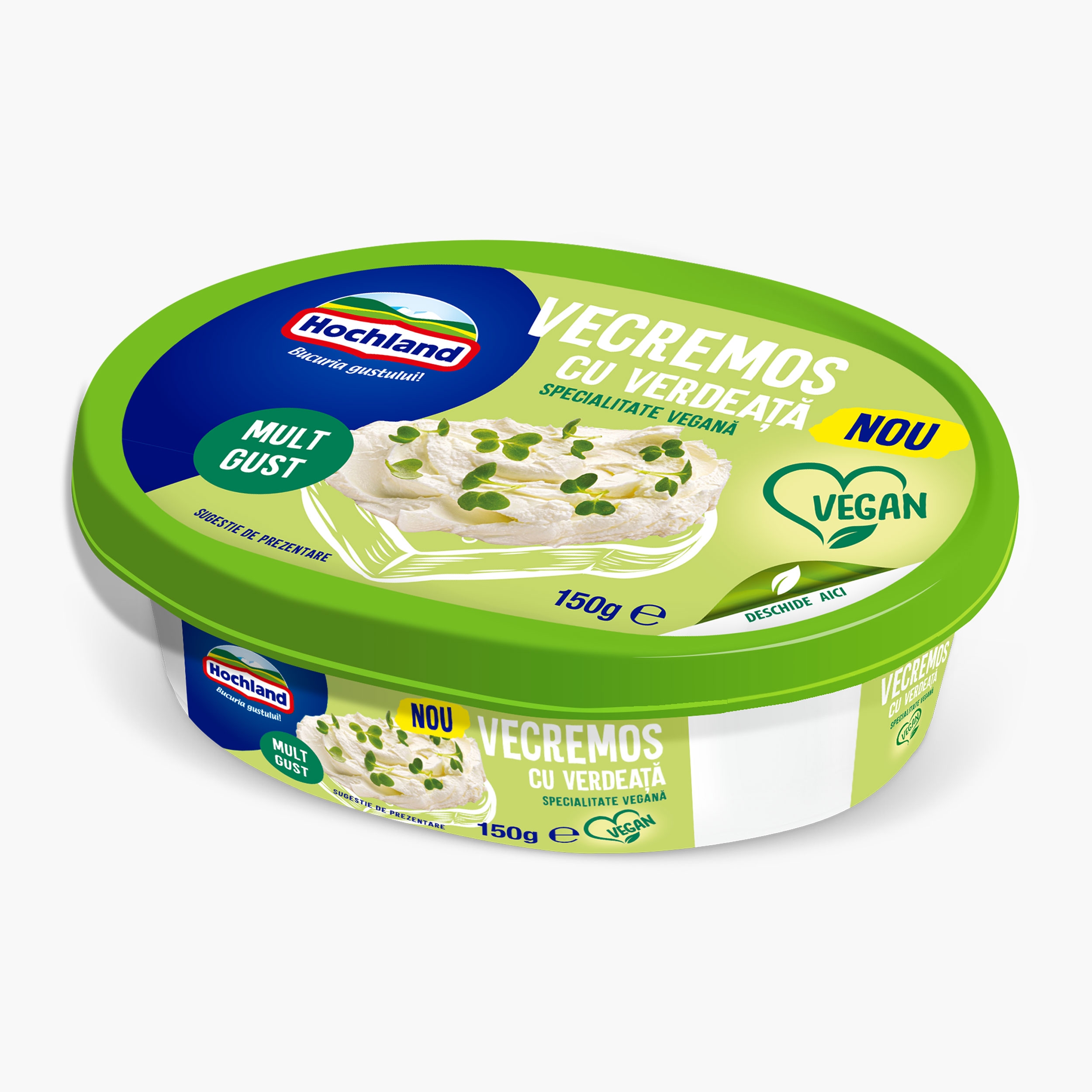WHAT WE WANT× TENtoTEN × pastime Specialitate tartinabilă vegană cu verdeață Vecremos, 150g