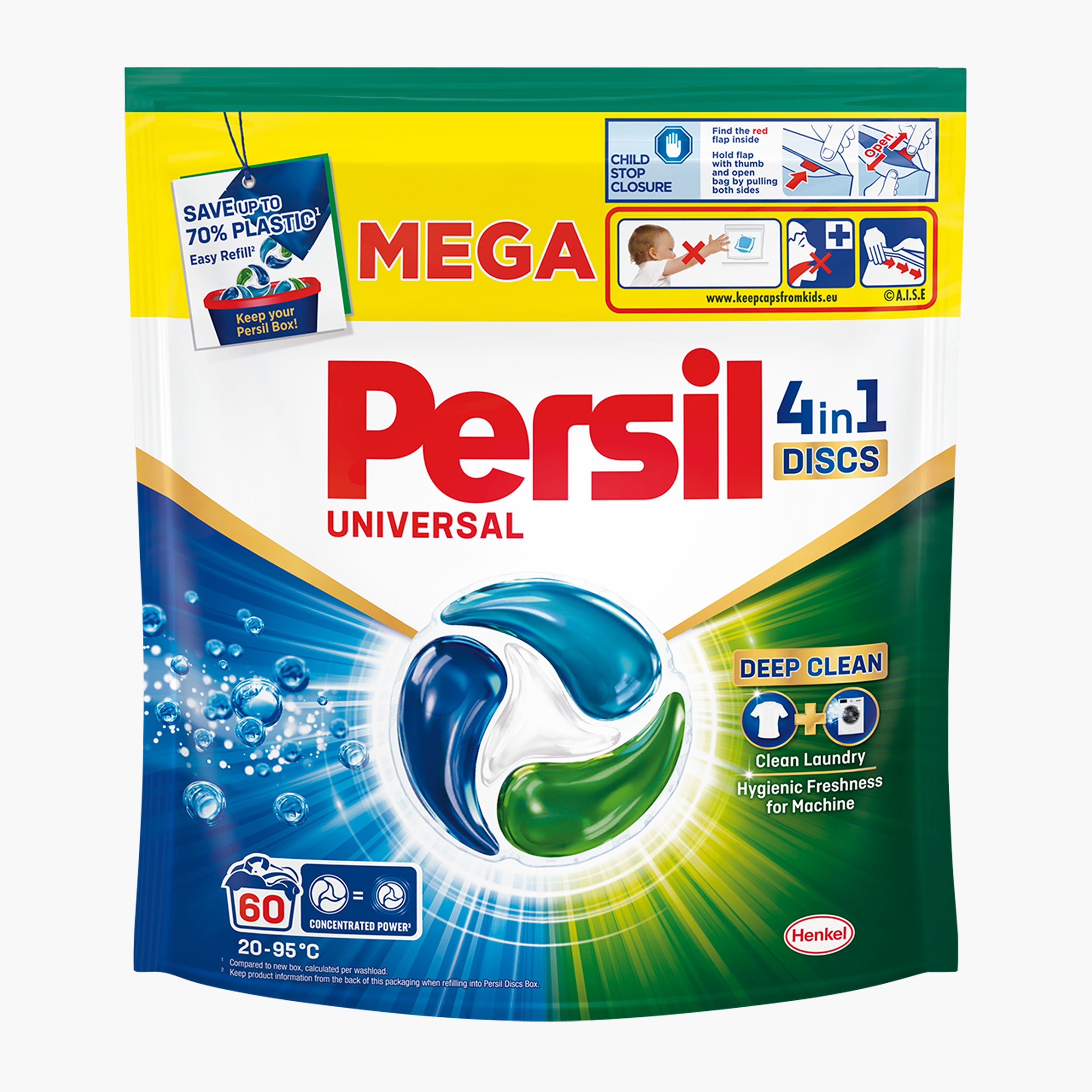 Detergent de rufe capsule 4în1 Discs Expert Freshness Deep Clean