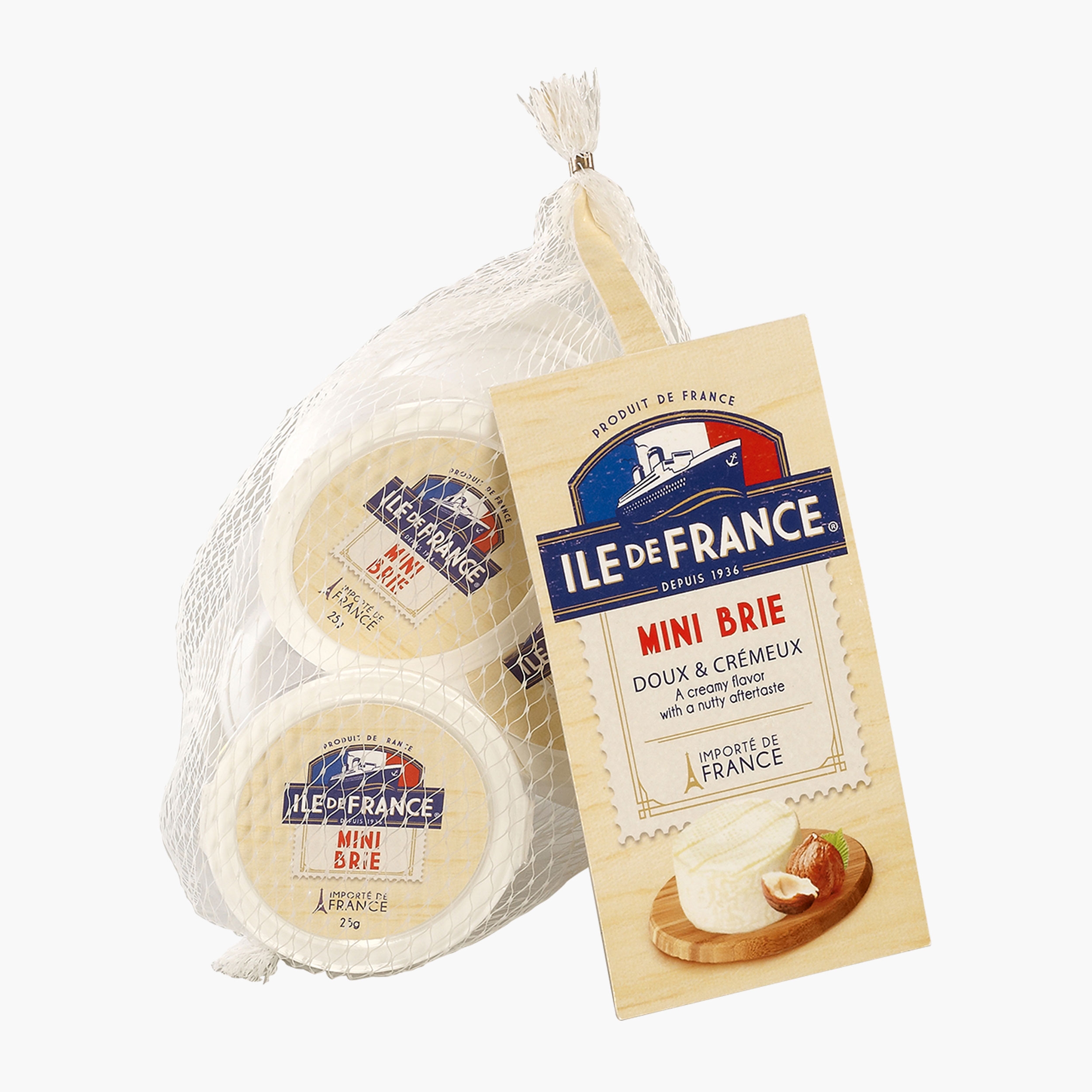 Brânză Brie mini 5x25g - Prospețime și varietate - Freshful.ro