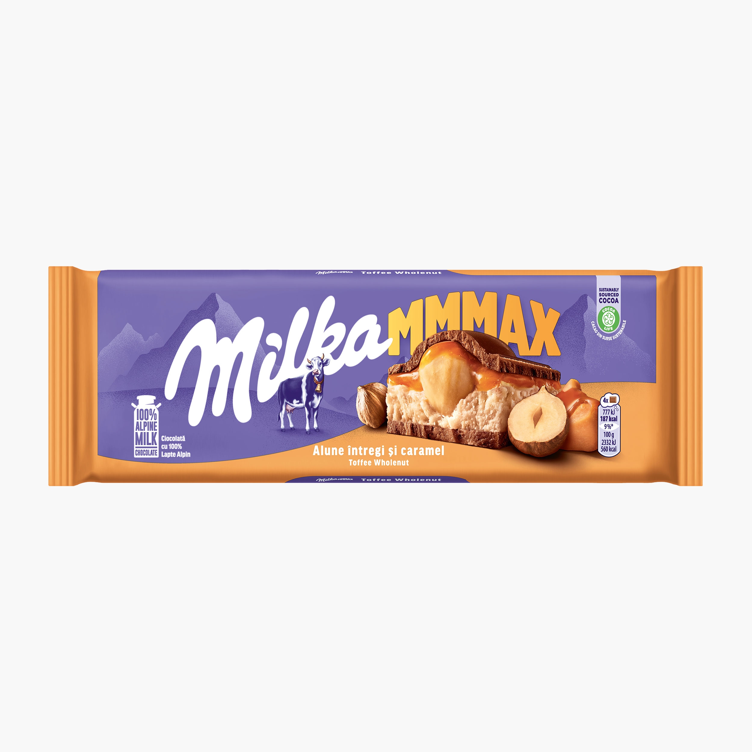 ★CHOCOLATE CARAMEL III　/ アルミ高級フレーム入り Ciocolată cu alune întregi și caramel 300g - Prospețime și