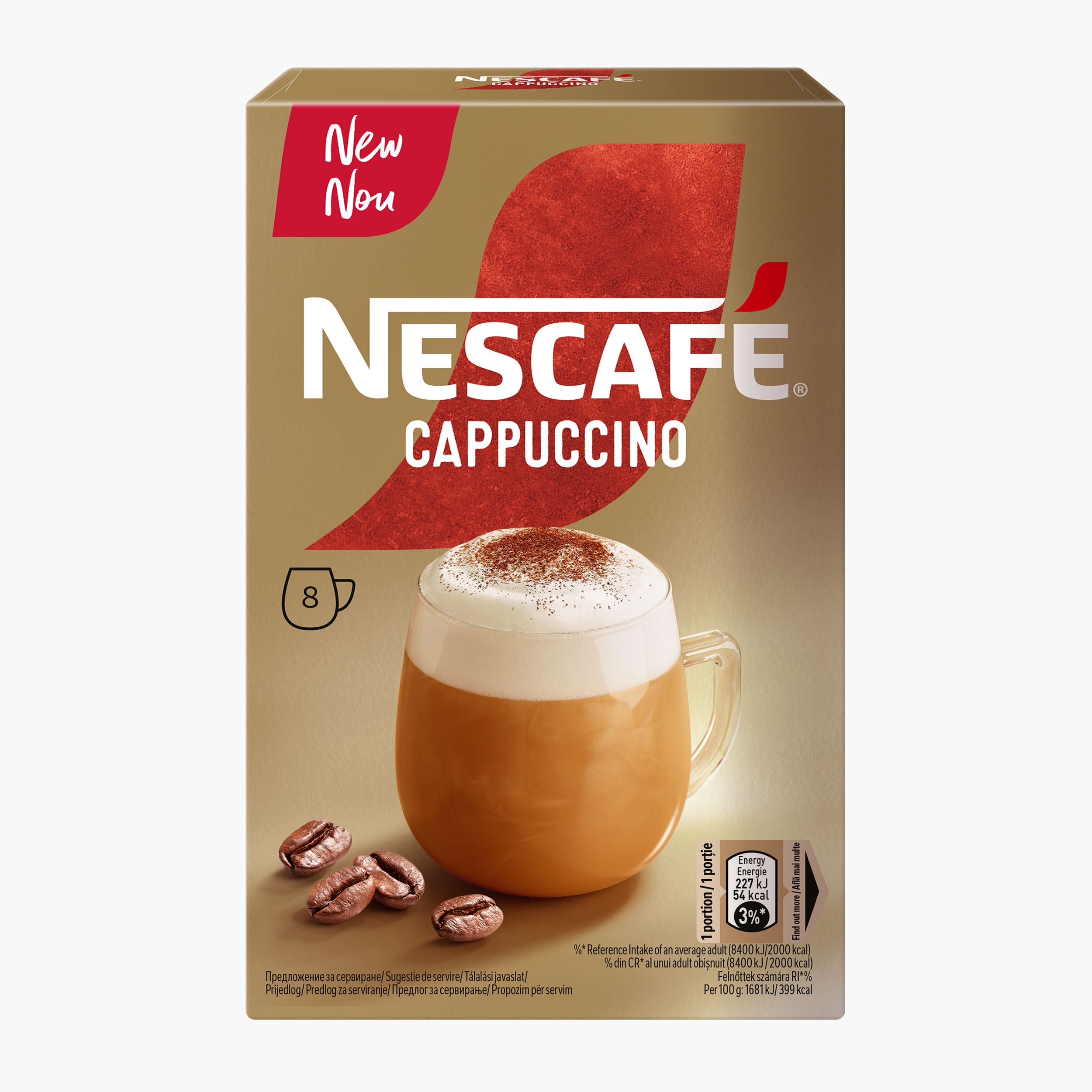Mix de cafea instant Classic Mocha plicuri 8x15g - Prospețime și