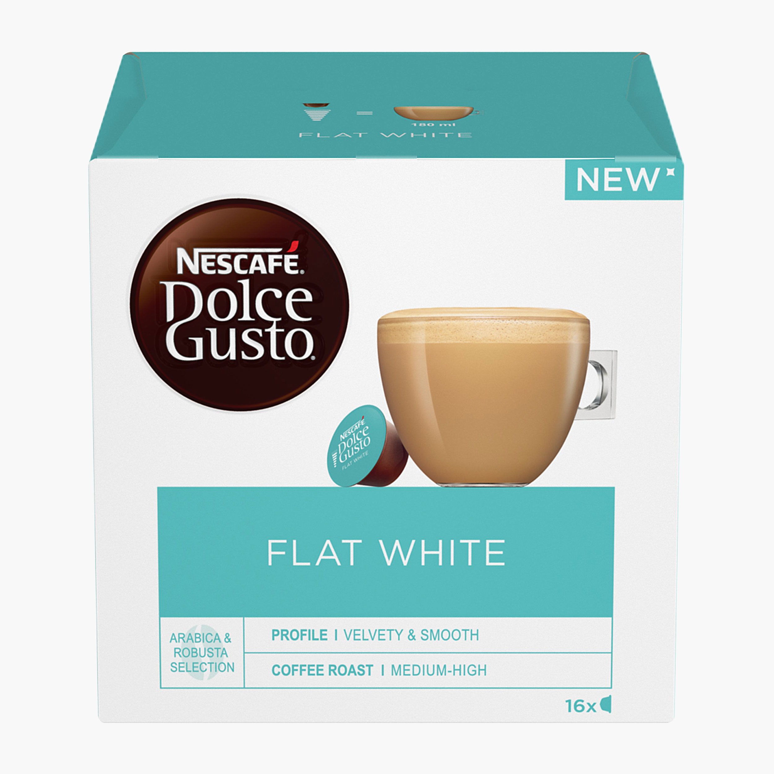 Flat White 16 băuturi 187.2g, capsule cafea - Prospețime și