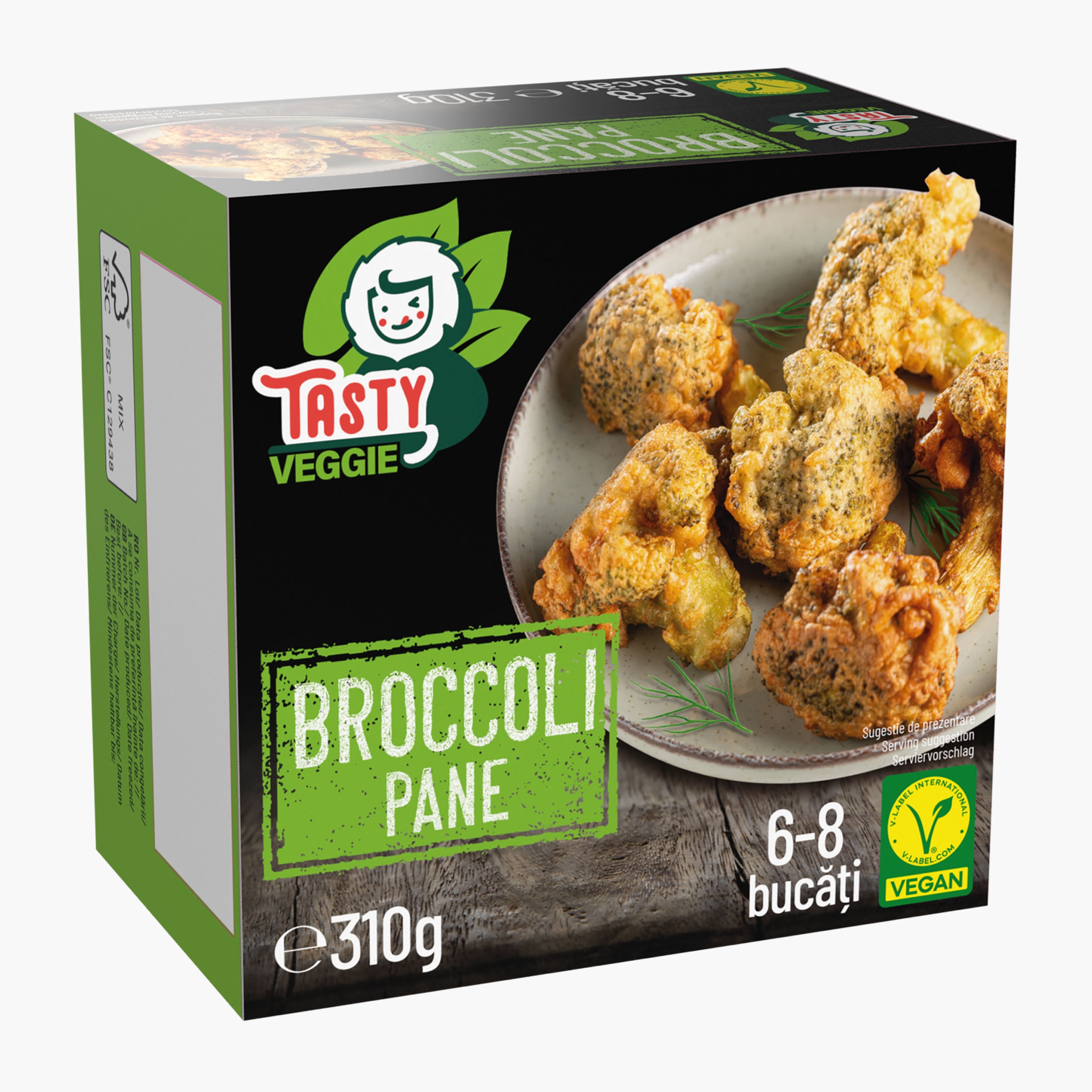 Burger vegan cu ciuperci si tofu, 4x80g - Prospețime și varietate