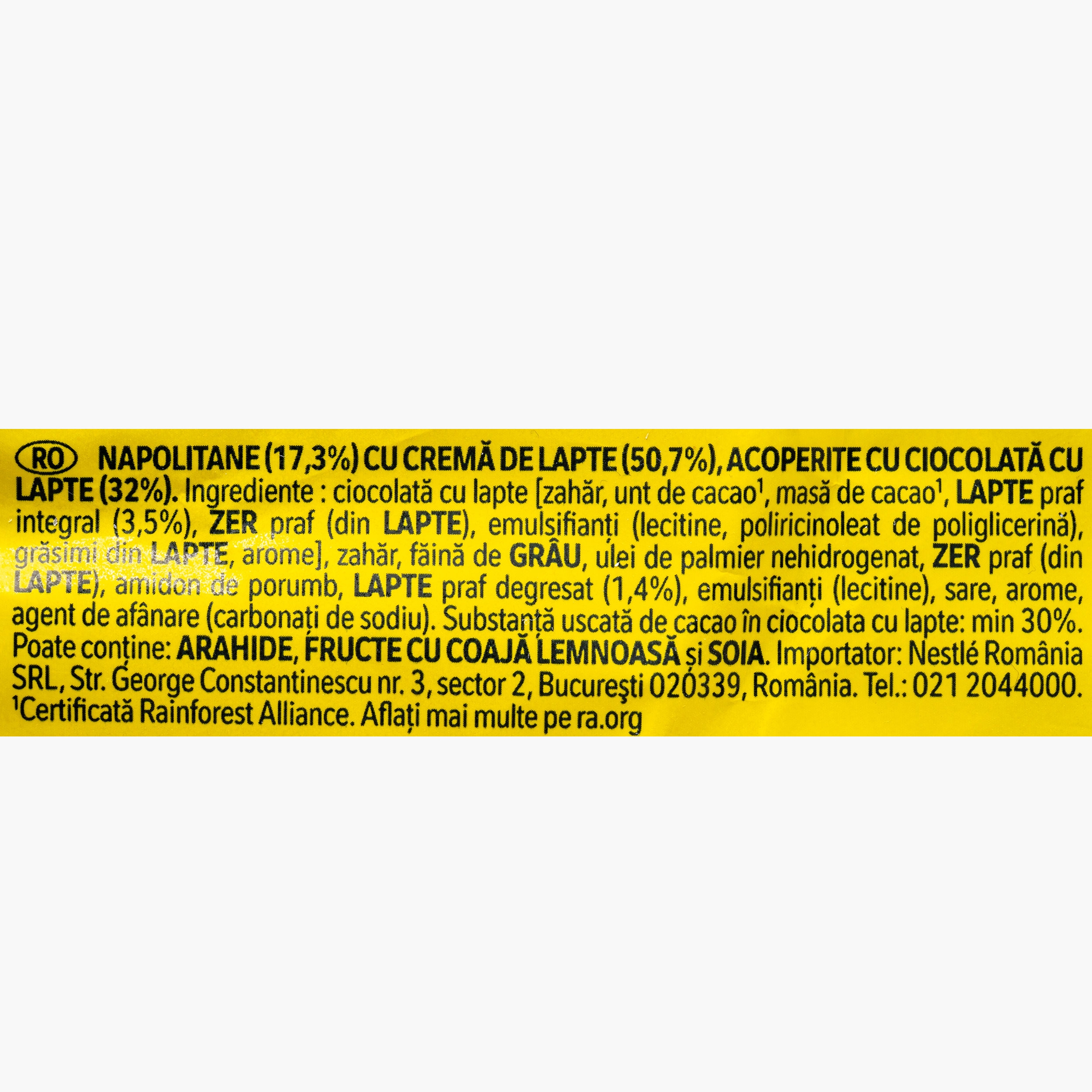 Napolitane cu cremă de lapte și glazură de ciocolată cu lapte Mini