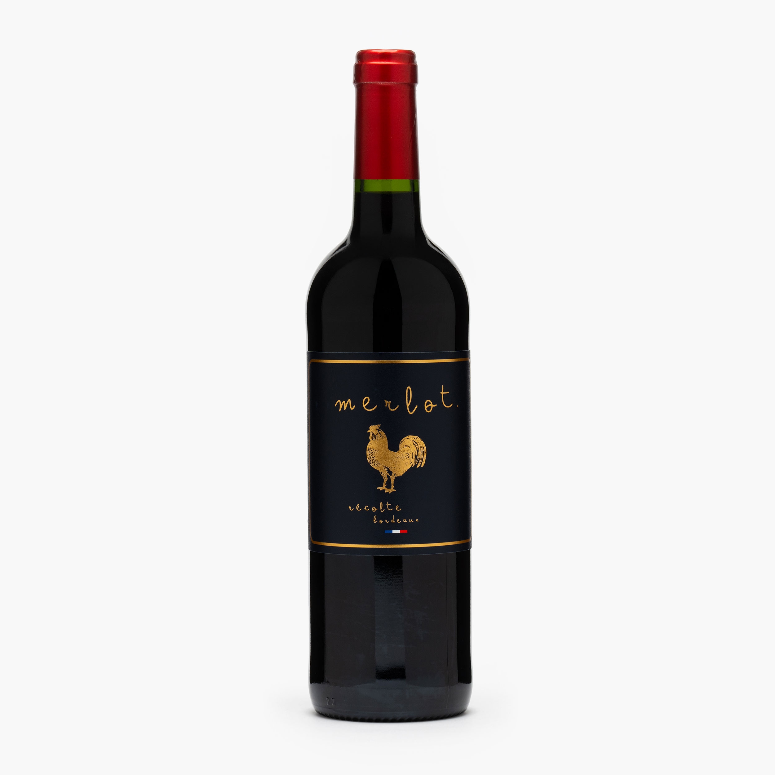 Vin roșu AOC Bordeaux Merlot, 13%, 750ml - Prospețime și varietate
