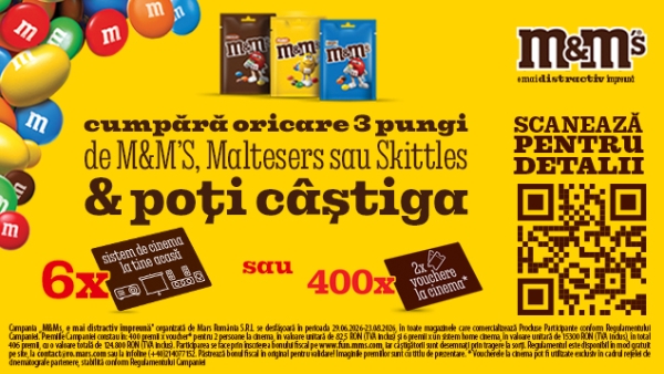 Ofertă specială: M&M's