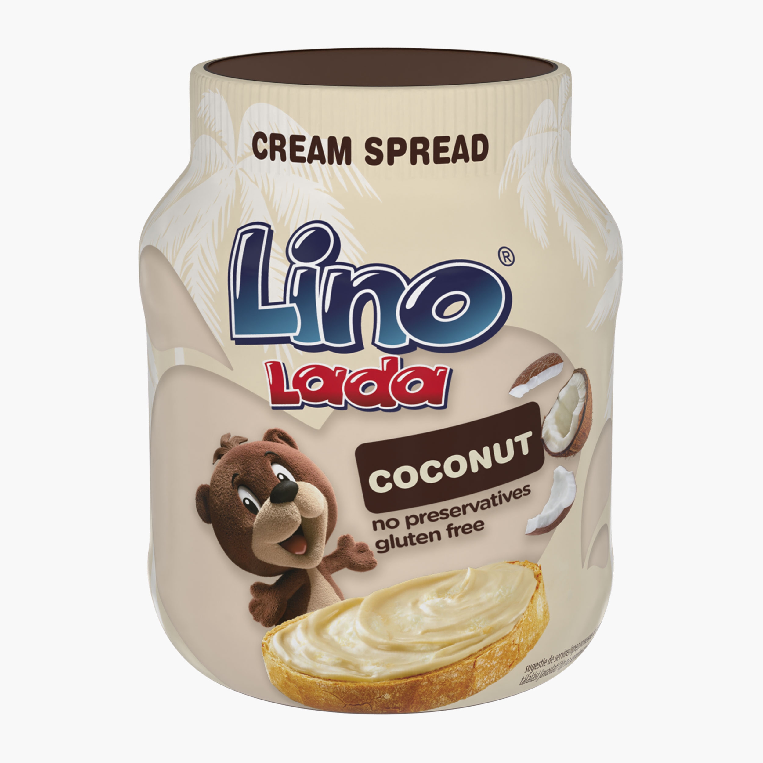 Cremă tartinabilă cu lapte și nucă de cocos 2.5kg - Prospețime și