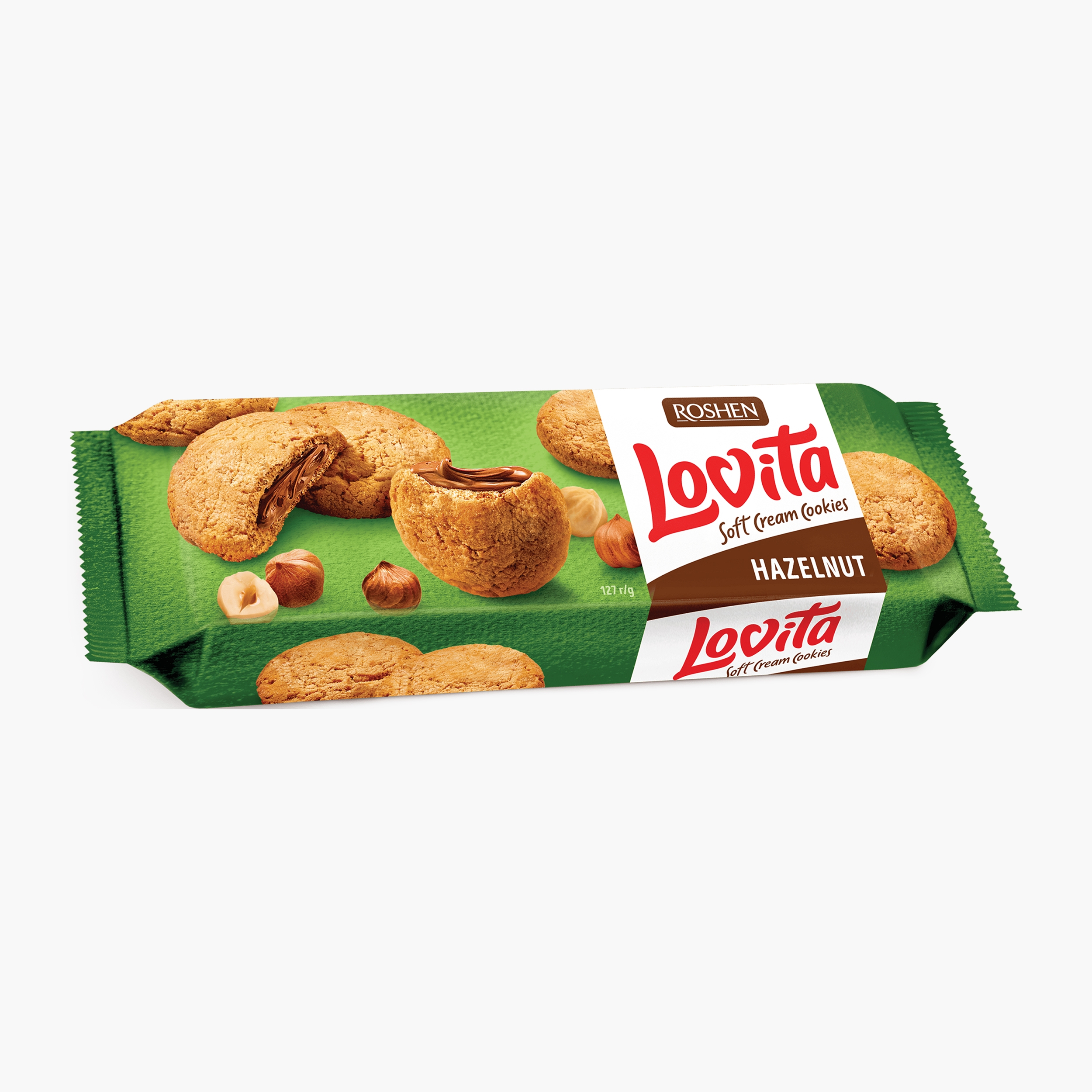 biscuit　レディース　GB XS Biscuiți cu umplutură de alune Lovita 127g - Prospețime și