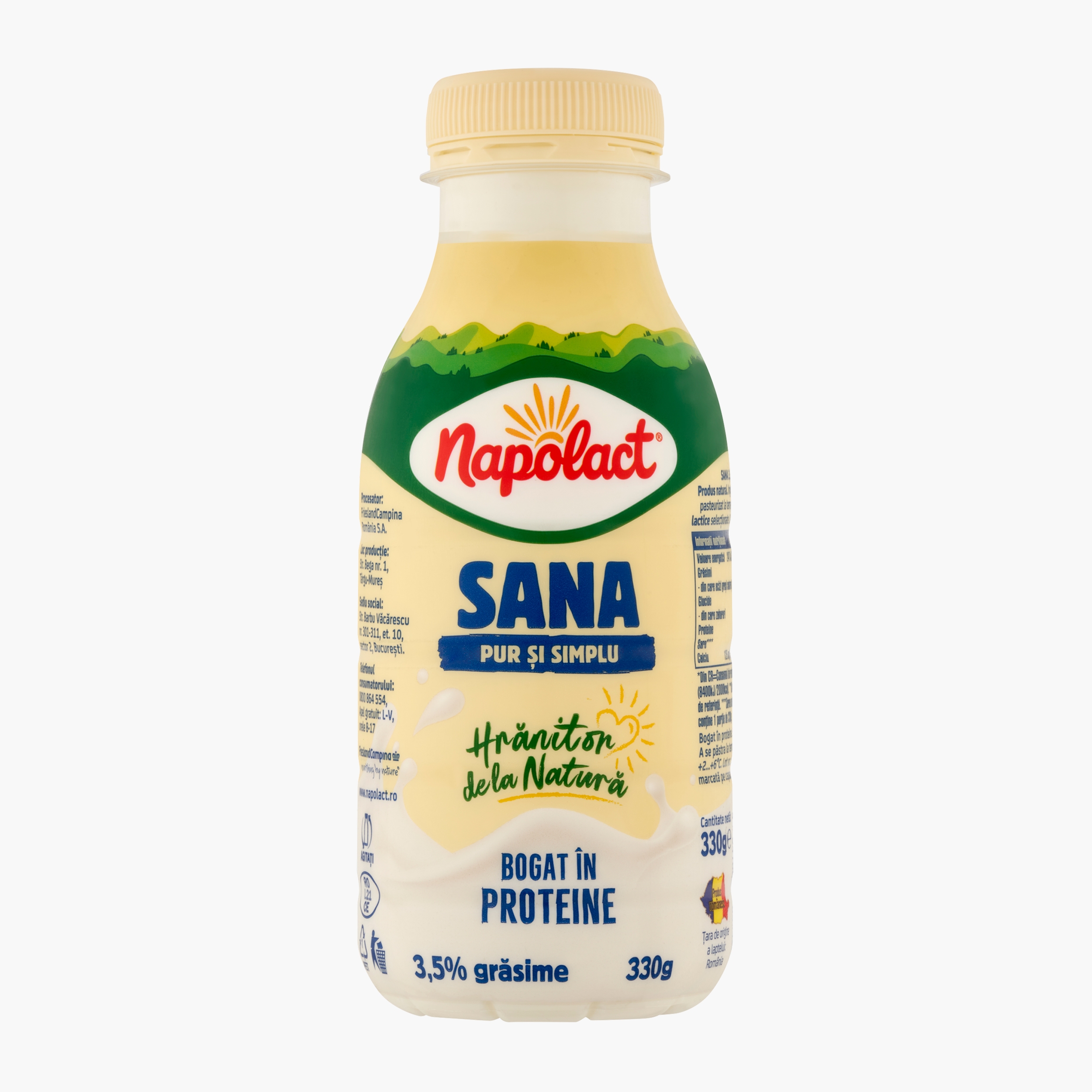 Sana 3.5% grăsime 330g - Prospețime și varietate - Freshful.ro